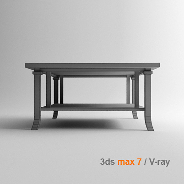 3ds max design coonley - Coonley Coffee Table by lajhar
